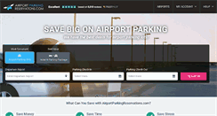 Desktop Screenshot of airportparkingreservations.com
